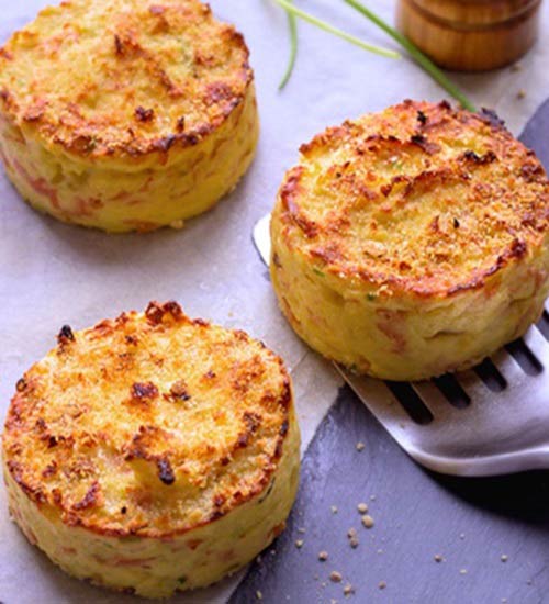 Receita de bolinho assado de batata