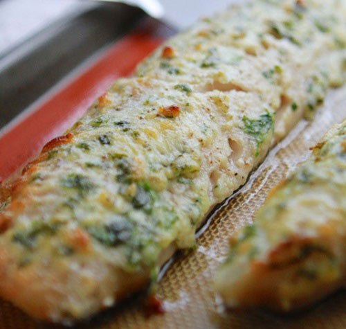 Filé de peixe ao forno