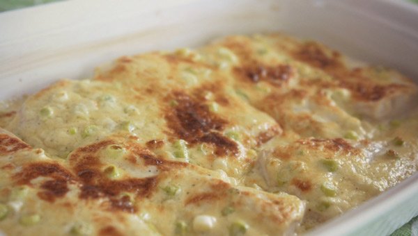 Receita de filé de peixe gratinado