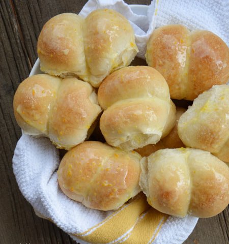 Pãezinhos de laranja