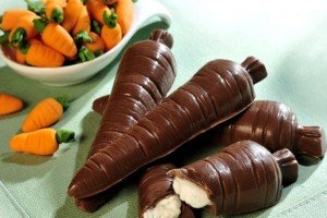 Receita de cenourinha de chocolate