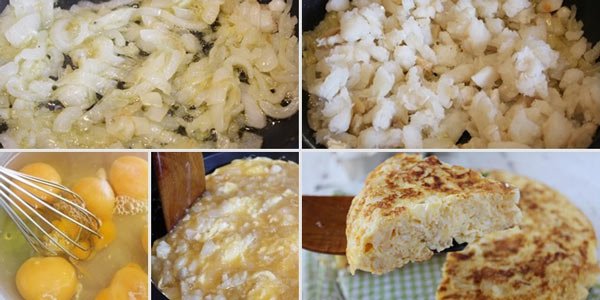 Receita de omelete de bacalhau