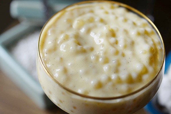 Receita de tapioca granulada doce