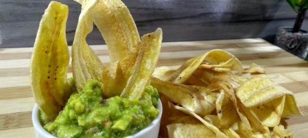 Chips de banana verde