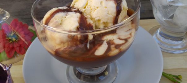 Affogato de brigadeiro de café